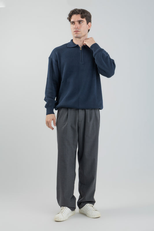 Wide-Leg wool Trousers