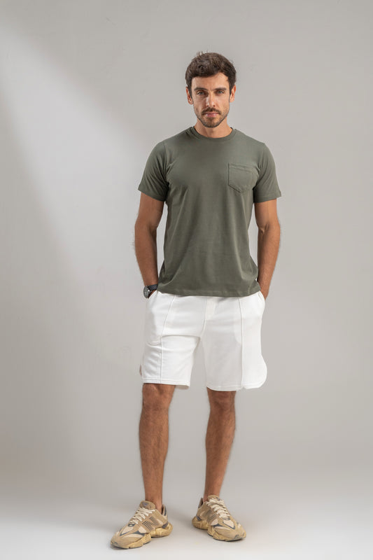 Slim Fit Pocket Crewneck T-Shirt