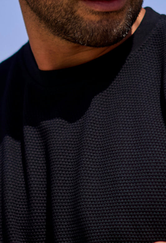 Knitted Crewneck T-shirt