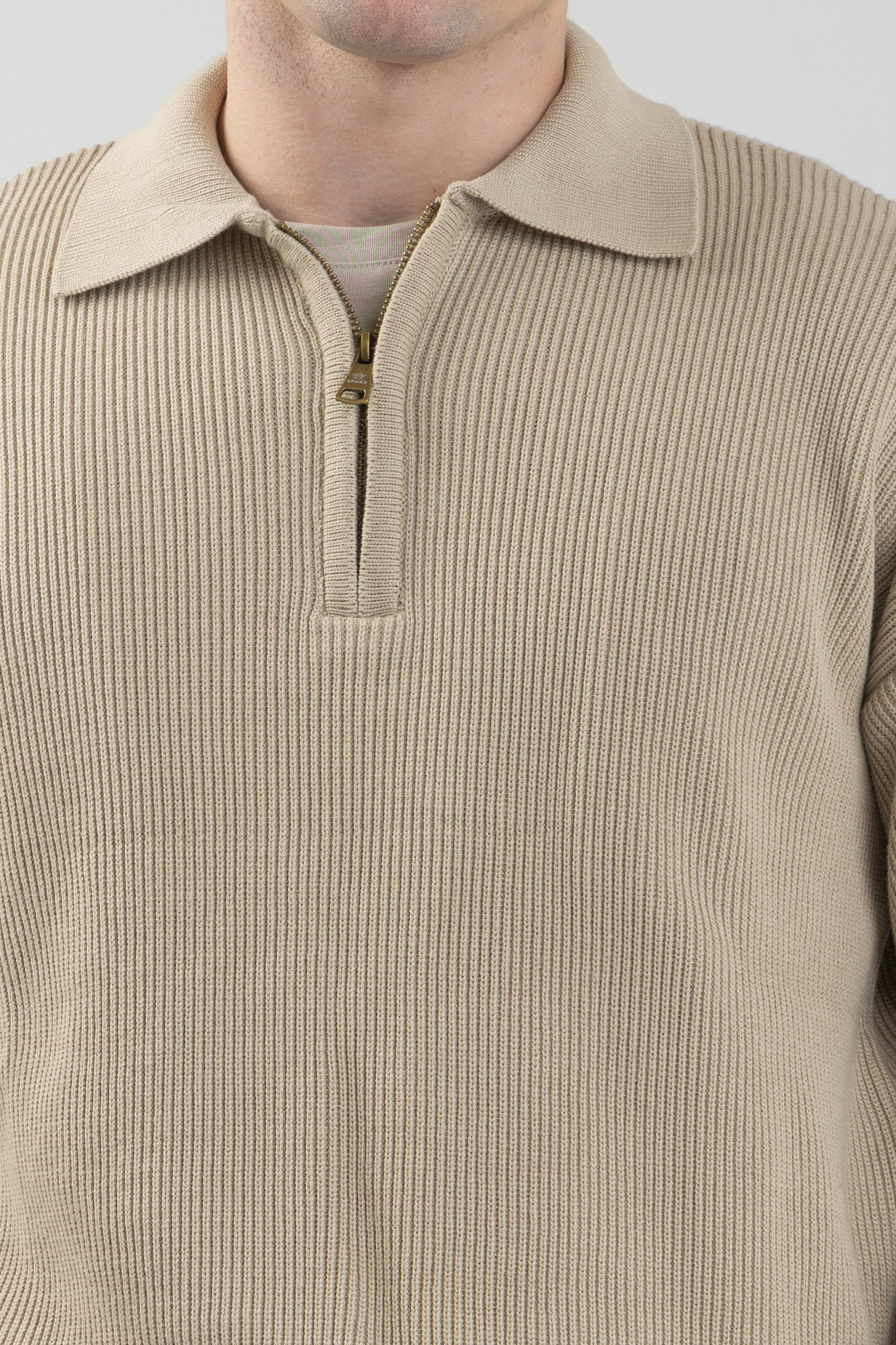 Quarter-Zip Knit Pullover – SFNKS
