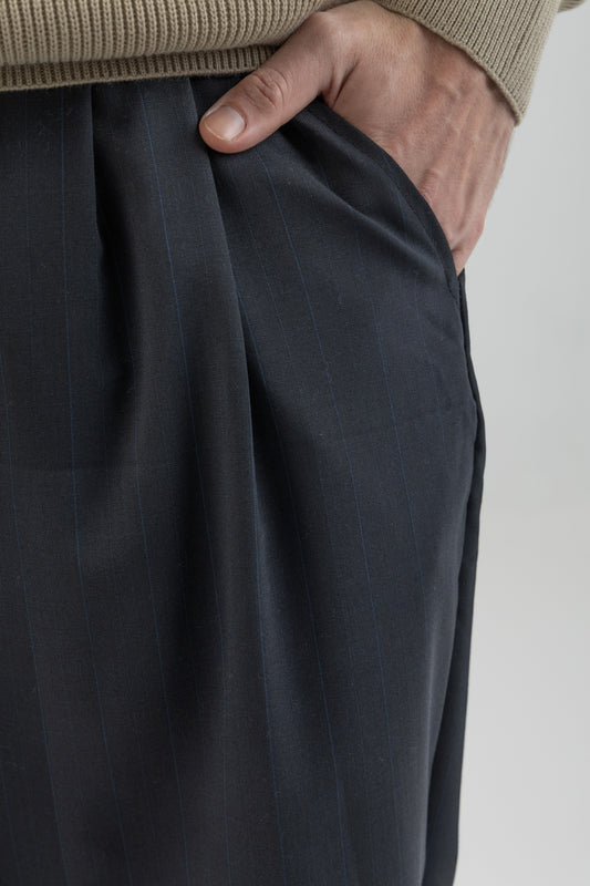 Wide-Leg wool Trousers
