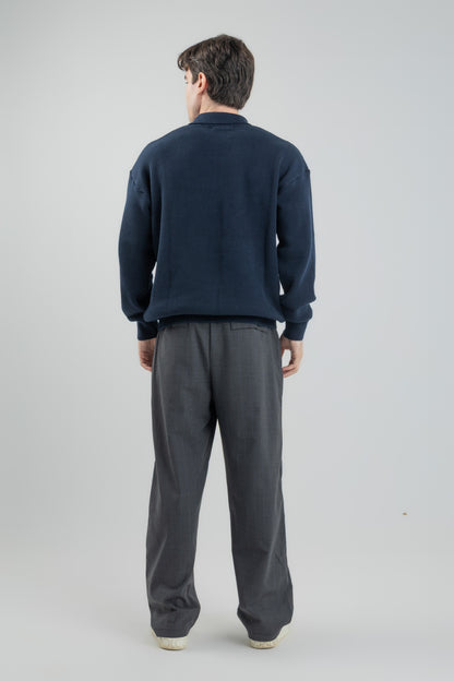 Quarter-Zip Knit Pullover