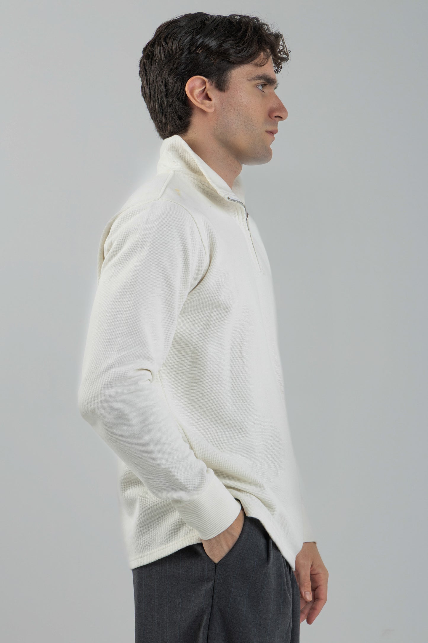 Pique Quarter zip Pullover