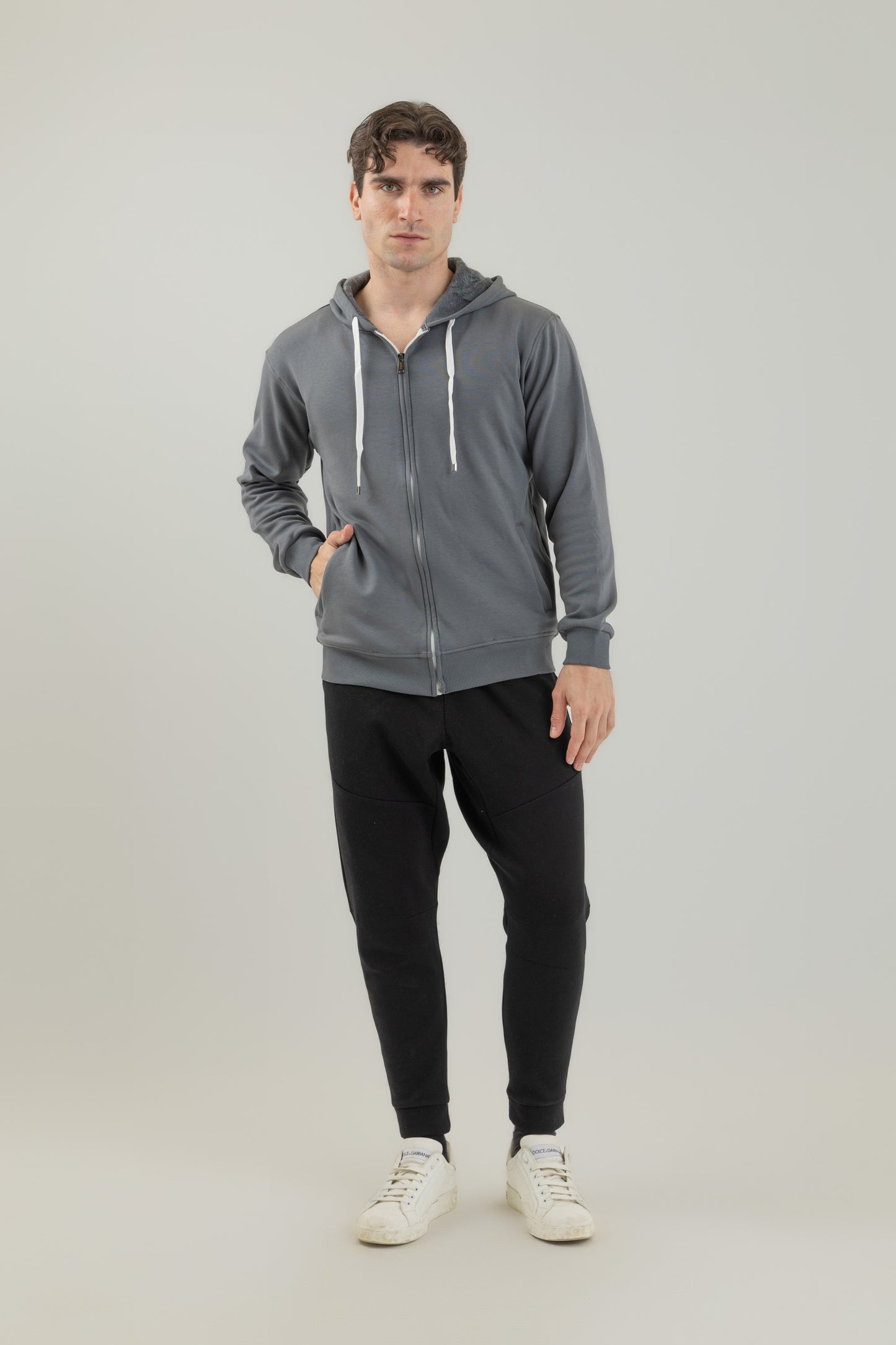 Unisex Fur Zipper