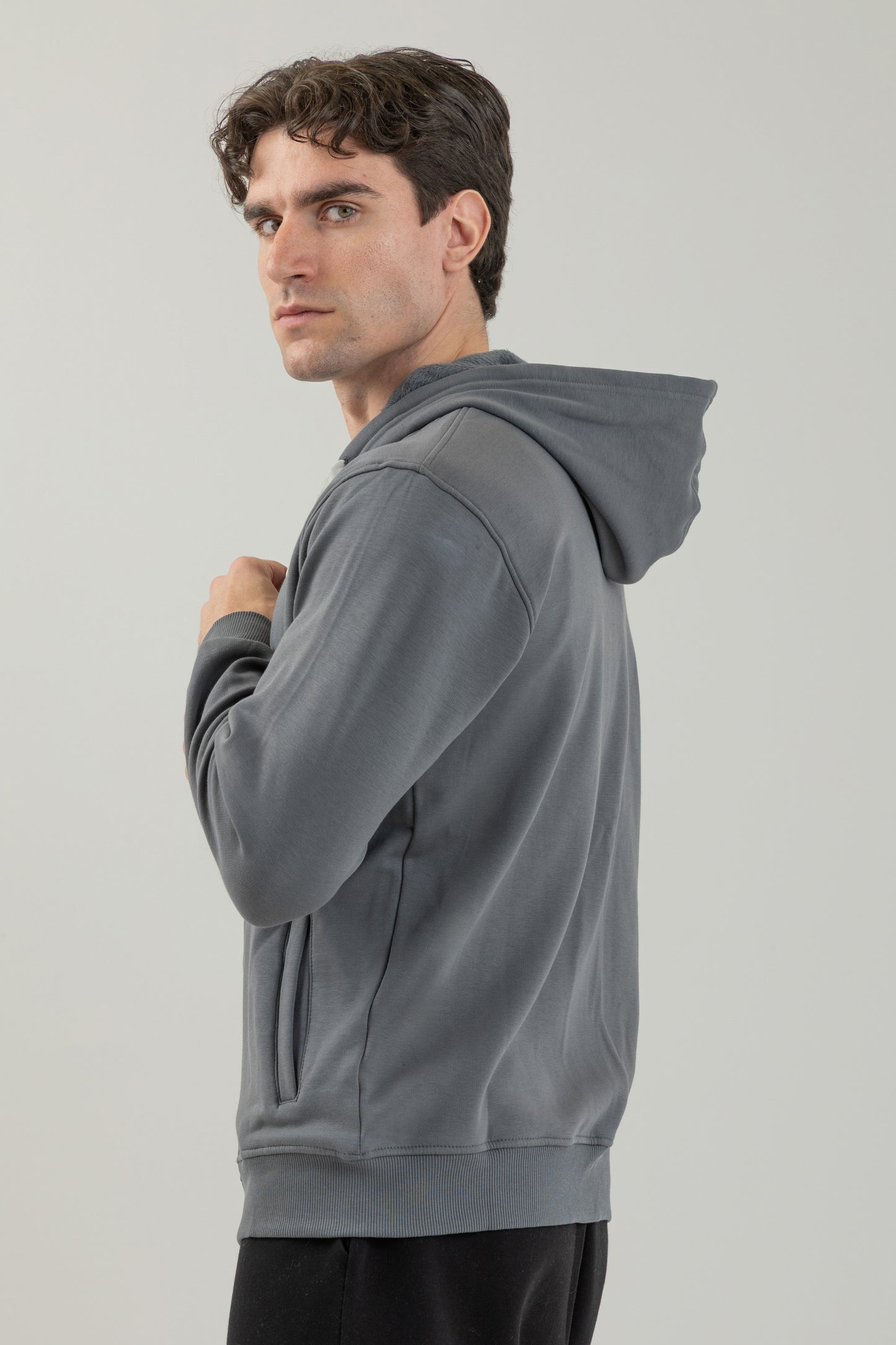 Unisex Fur Zipper