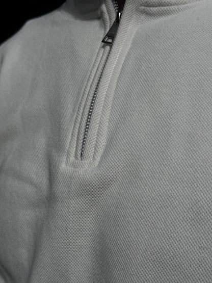 Pique Quarter zip Pullover