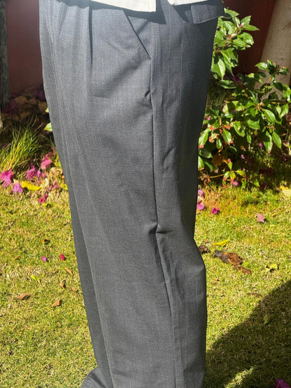 Wide-Leg wool Trousers