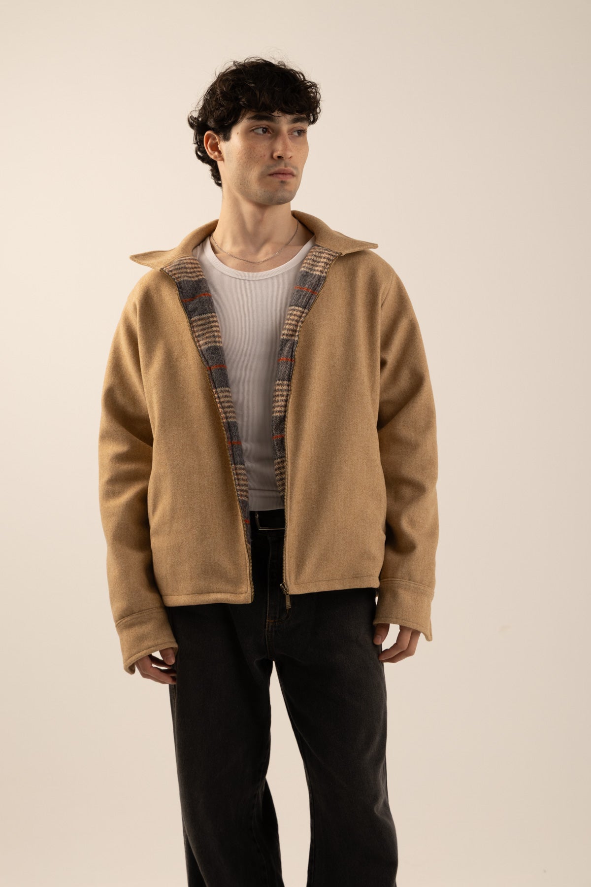 The Gokh Comfort Jacket in Camel